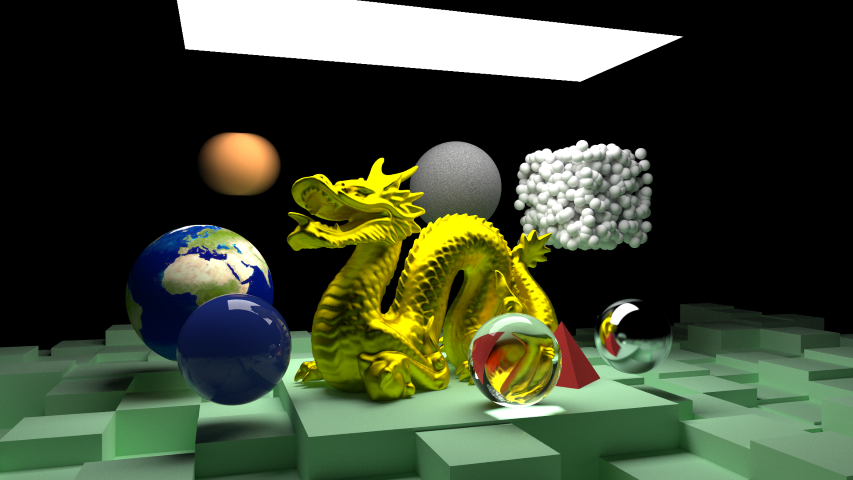 RS ray tracer render